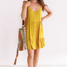 A Little Bit of Bubbly Button Down Dress in Primrose Yellow Image - 1