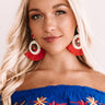 Styled So Pretty Earrings In Red Image - 1