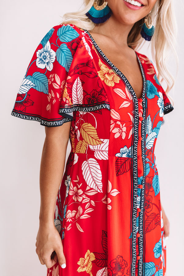 Tangoed In Love Floral Dress Image - 4