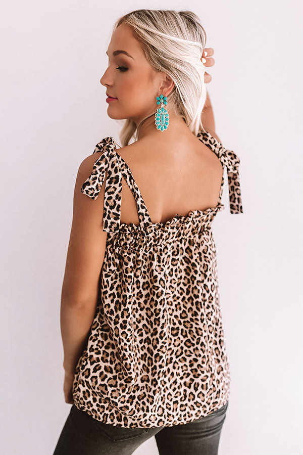 Love Rush Leopard Shift Top Image - 5