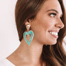 Time For Romance Earrings In Aqua Image - 1