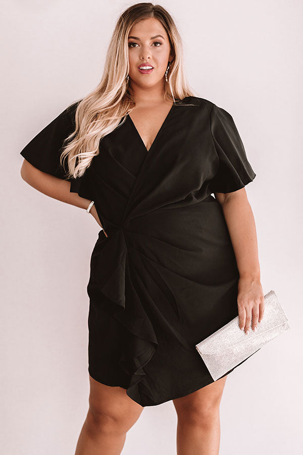 VIP List Ruffle Dress Curves Image - 2