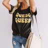 Queso Queen Distressed Boyfriend Tee Image - 1