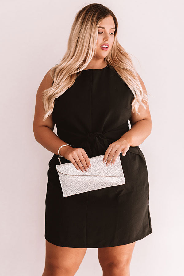 Royal Avenue Front Tie Dress Curves Image - 2