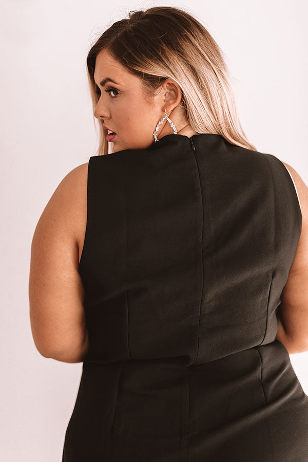 Royal Avenue Front Tie Dress Curves Image - 4