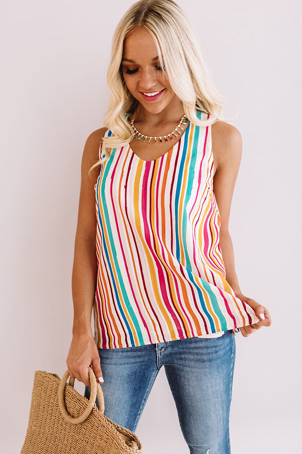 Jetset Staple Stripe Tank Image - 1