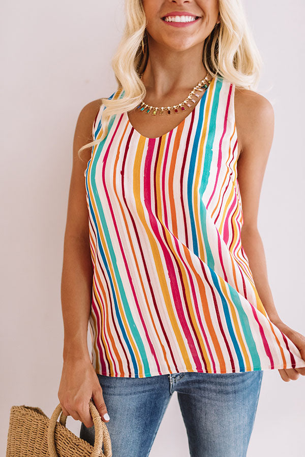 Jetset Staple Stripe Tank Image - 4