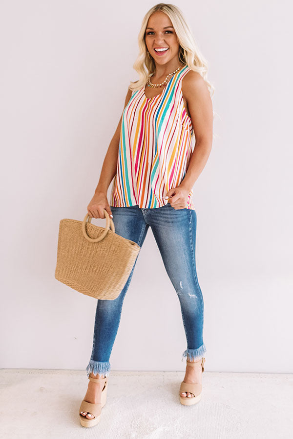 Jetset Staple Stripe Tank Image - 3