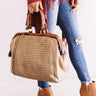 Road Trip Together Faux Leather Tote In Warm Taupe Image - 1
