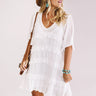 Denver Coffee Date Shift Dress In White Image - 1