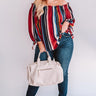 Brunch Goals Stripe Top Curves Image - 1