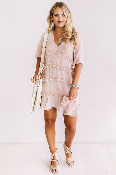 Denver Coffee Date Shift Dress In Blooming Dahlia – Impressions Online ...