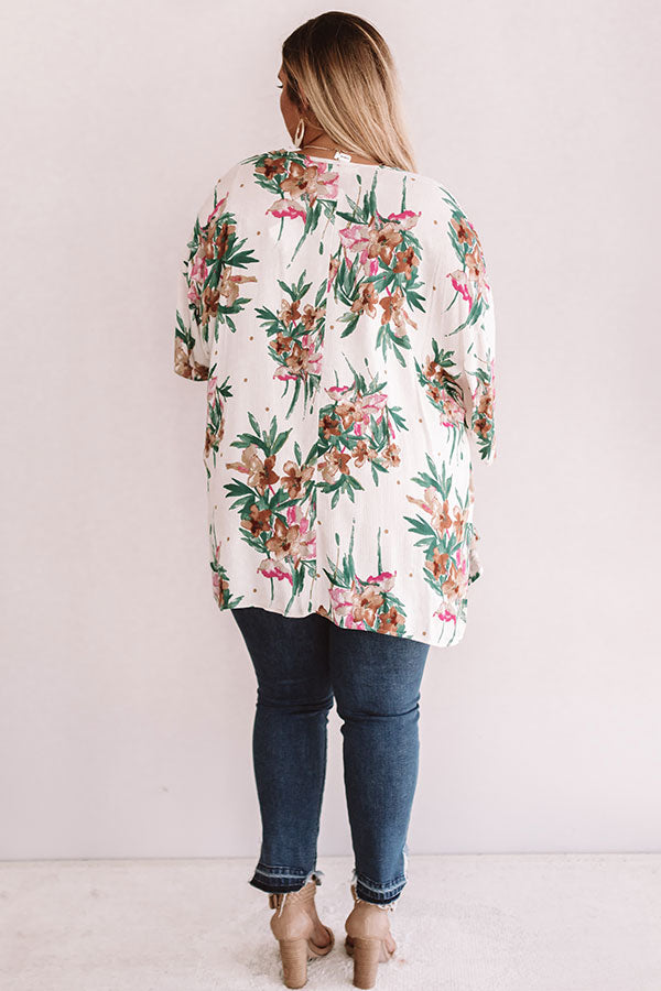 Summer Abroad Floral Overlay  Curves Image - 4