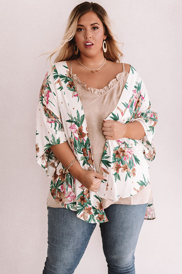 Summer Abroad Floral Overlay  Curves Image - 2