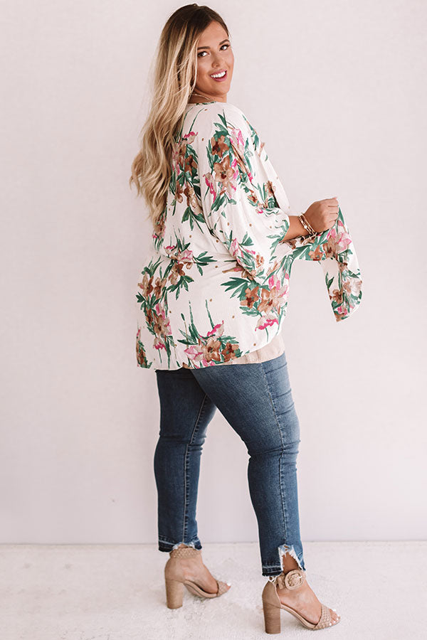 Summer Abroad Floral Overlay  Curves Image - 5