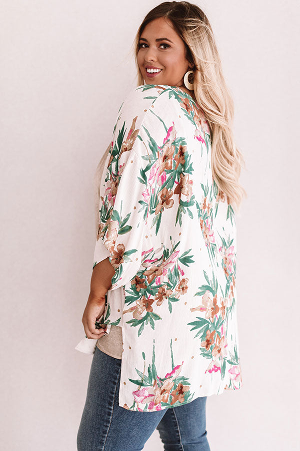 Summer Abroad Floral Overlay  Curves Image - 3