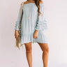 Sweet Sippin' Shift Dress In Light Airy Blue Image - 1