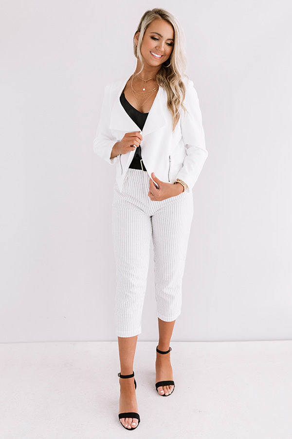 Adventure Abroad Blazer In White Image - 3