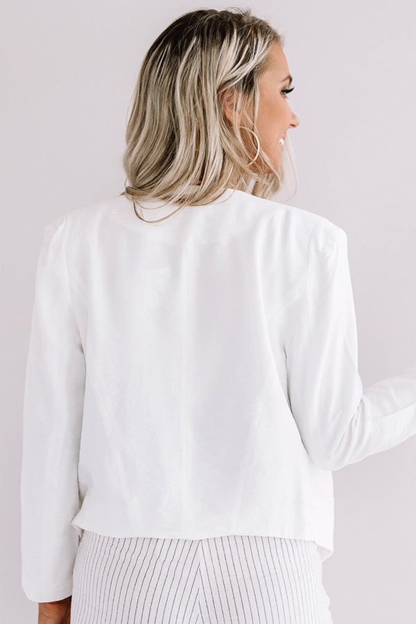 Adventure Abroad Blazer In White Image - 5