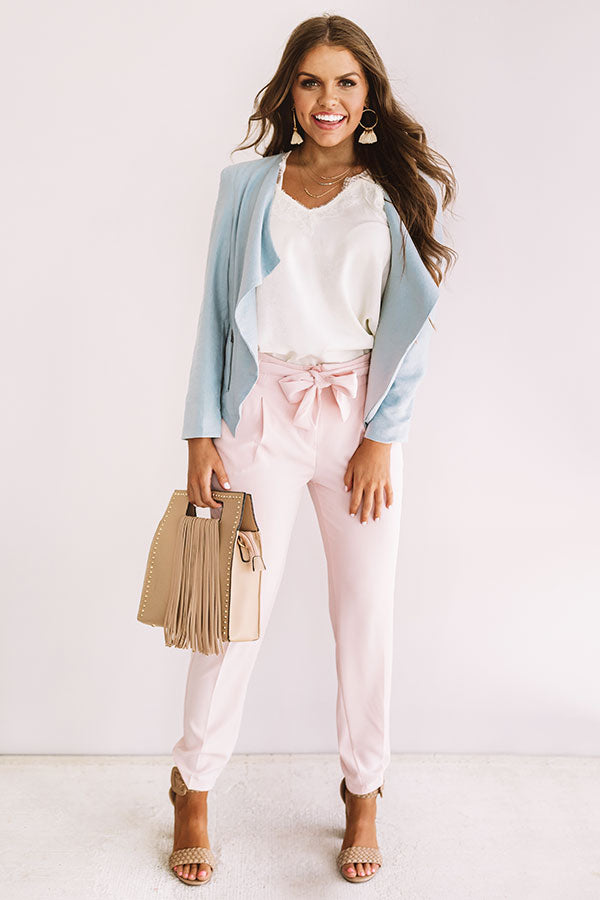 Adventure Abroad Blazer In Light Airy Blue Image - 1