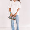 Bellini Brunch Henley Top In Ivory Image - 1