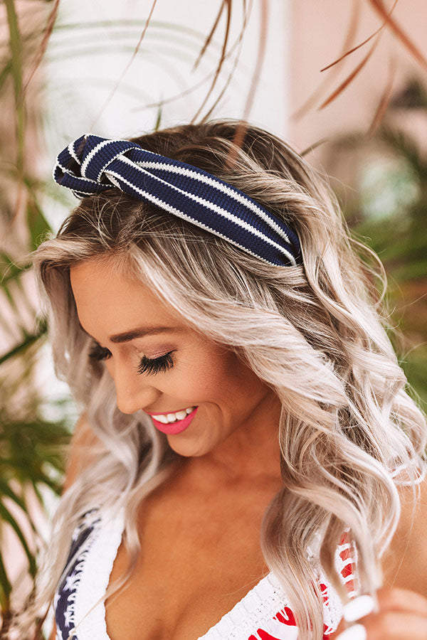 Sea To It Stripe Headband Image - 2