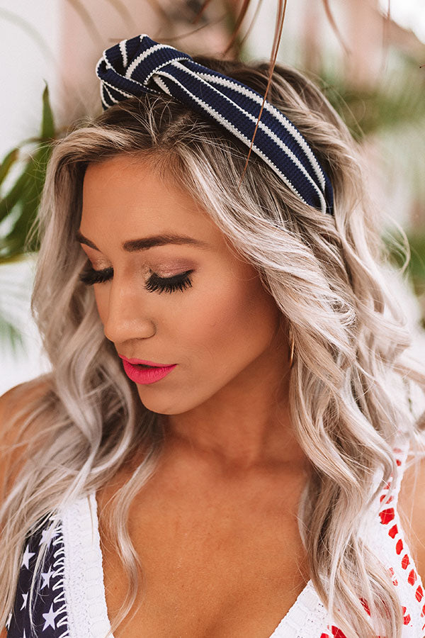 Sea To It Stripe Headband Image - 1