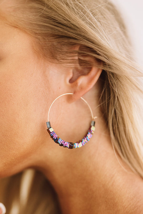 Hall Of Fame Earrings In Iridescent Image - 1