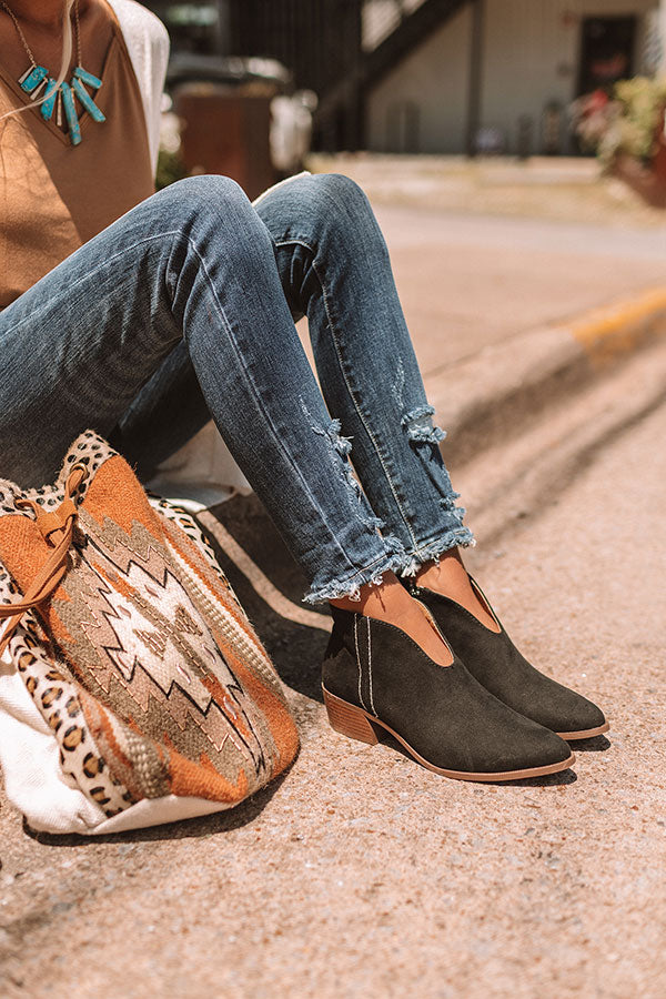 The Archer Bootie In Black Image - 1