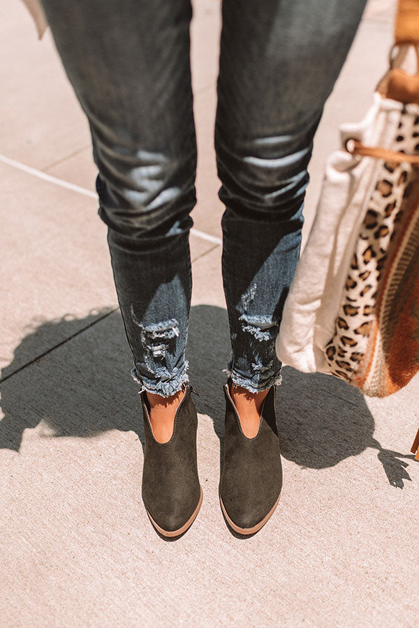 The Archer Bootie In Black Image - 3