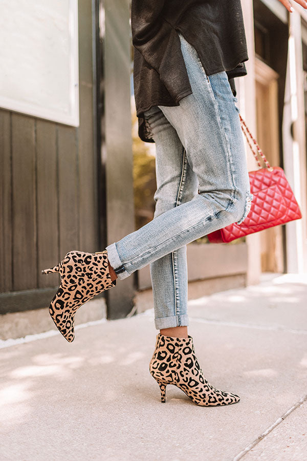 The Trixie Leopard Bootie Image - 2