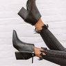 The Cassandra Bootie In Black Image - 1