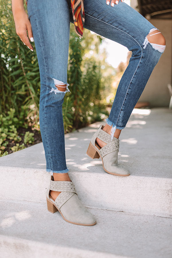 The June Bootie In Sage Image - 2