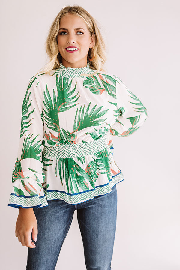 Martini Toast Floral Top Image - 5