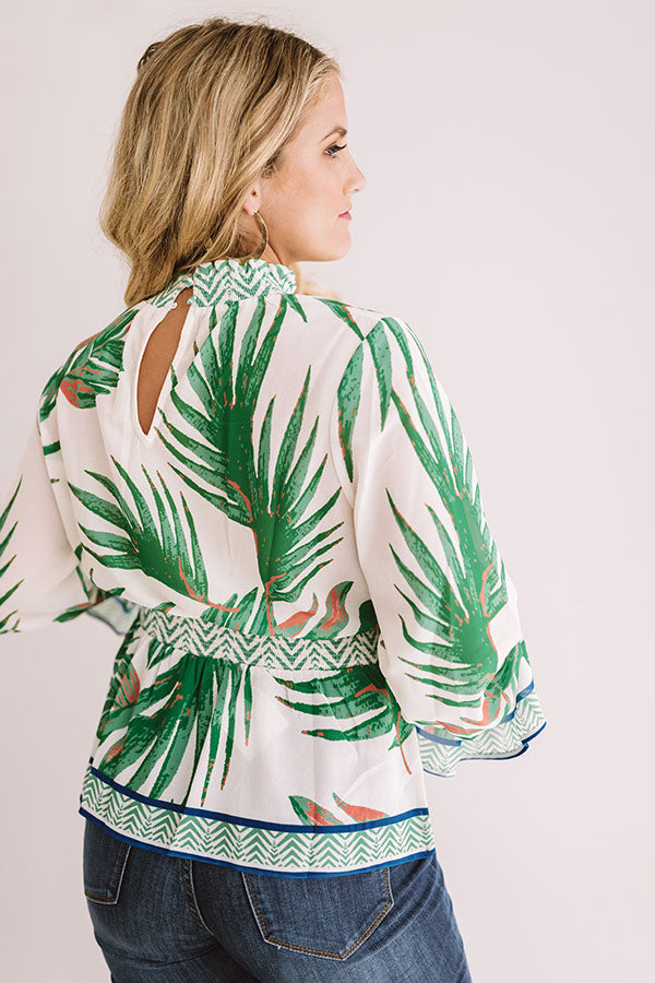 Martini Toast Floral Top Image - 3