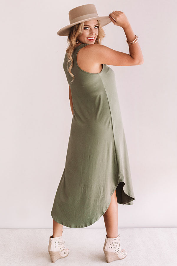 Haute Destination T-Shirt Midi In Sage Image - 4