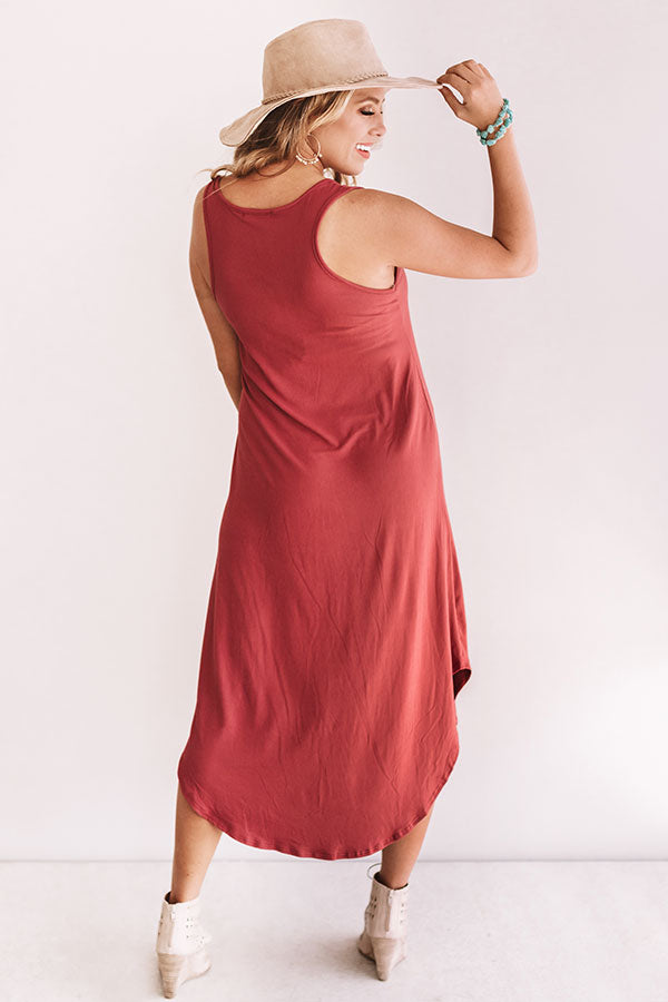 Haute Destination T-Shirt Midi In Rose Image - 5