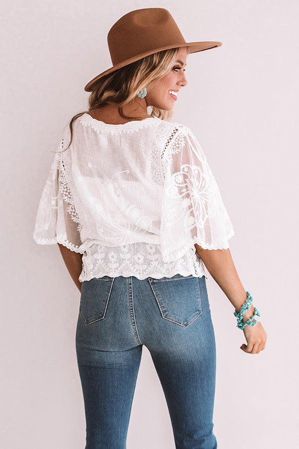 Delightful Days Crochet Top Image - 5