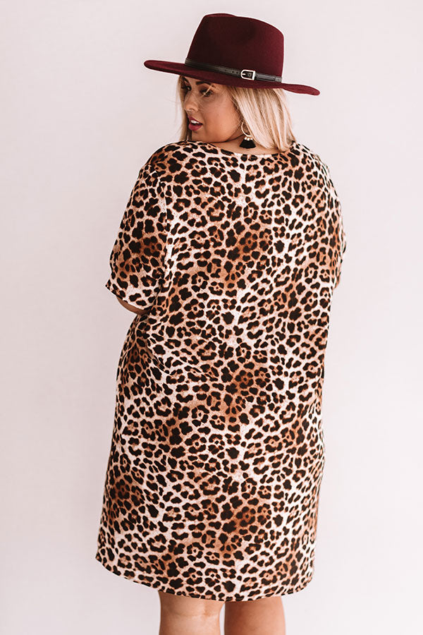 Suite Obsession Leopard Shift Dress Curves Image - 4