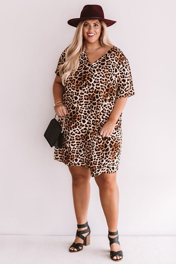 Suite Obsession Leopard Shift Dress Curves Image - 1
