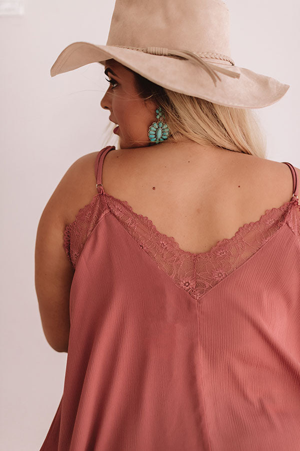 Swooning In The City Shift Tank in Blush Curves Image - 4