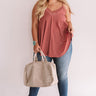Swooning In The City Shift Tank in Blush Curves Image - 1