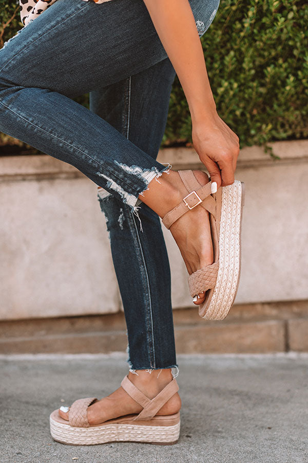 The Kiki Espadrille In Iced Latte Image - 1