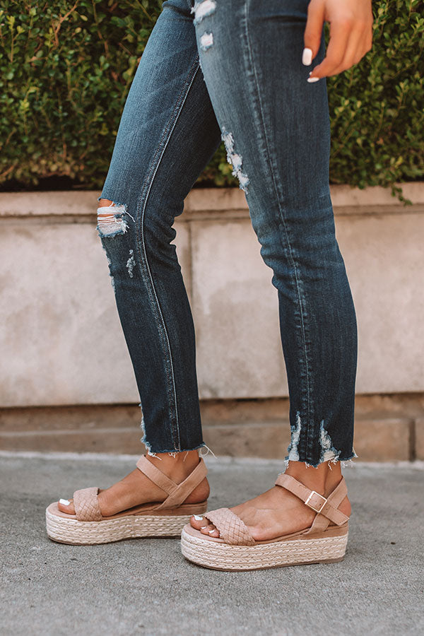 The Kiki Espadrille In Iced Latte Image - 2