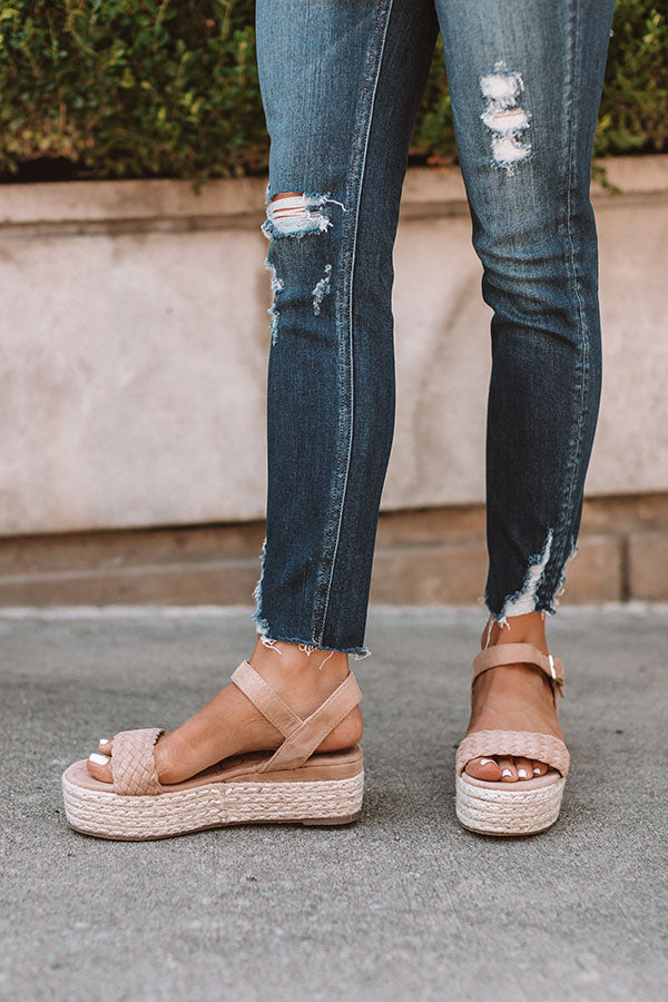 The Kiki Espadrille In Iced Latte Image - 3