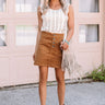 Denver Weekend High Waist Corduroy Skirt Image - 1