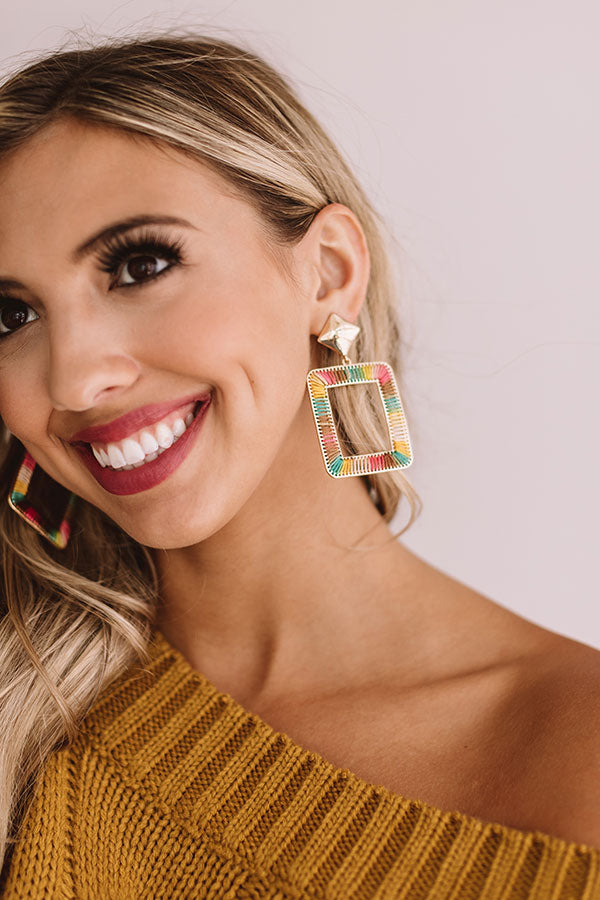 Pass Play Earrings In Multi Image - 4