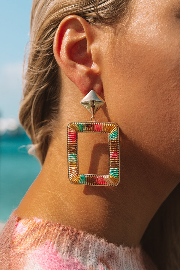 Pass Play Earrings In Multi Image - 1