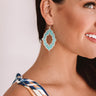 Chic Style Earrings In Turquoise Image - 1