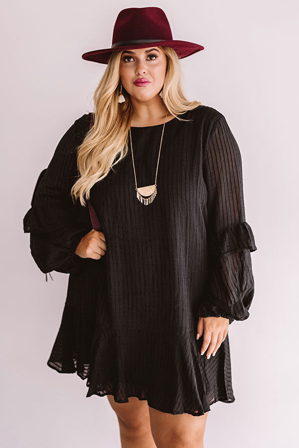 Colorado Casual Shift Dress In Black Curves Image - 2